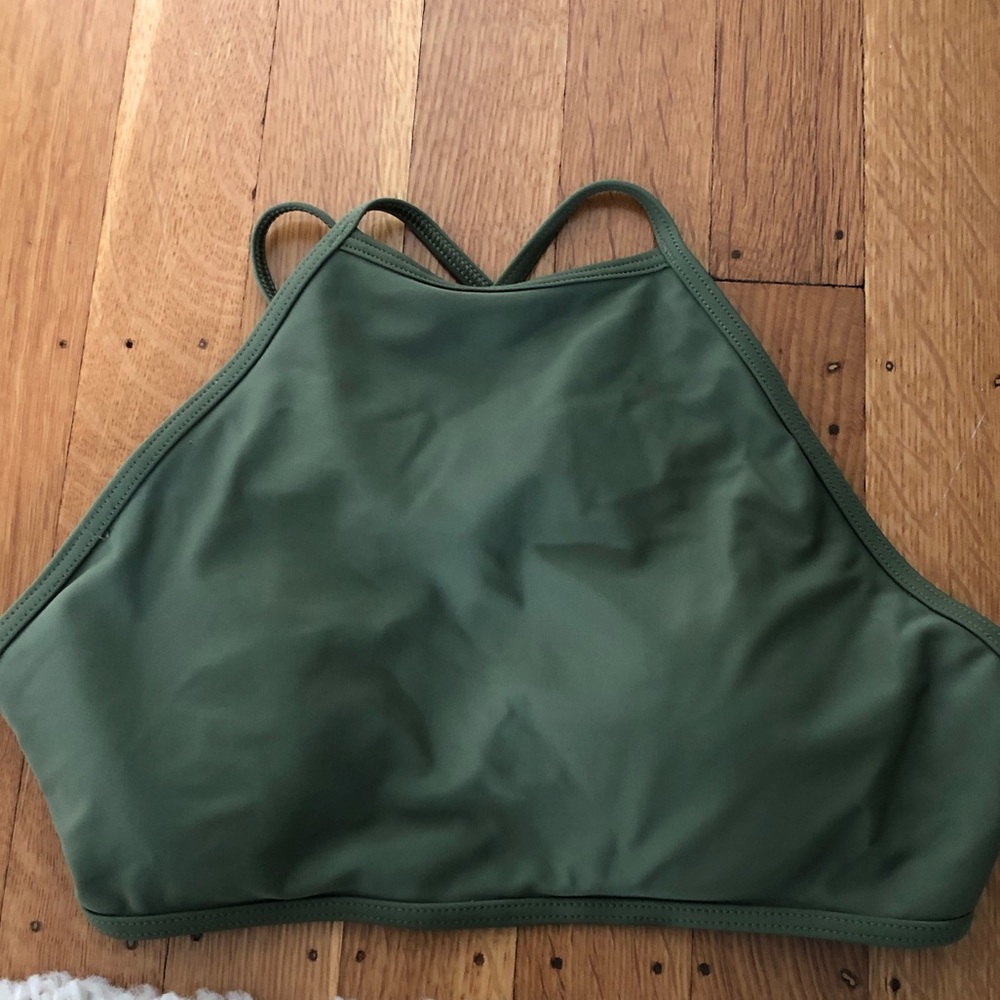 Aerie High Neck Bikini Top
